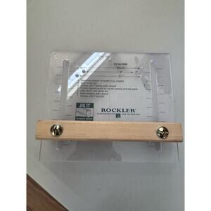 Rockler Drawer Pull Jig It Template and Center Punch